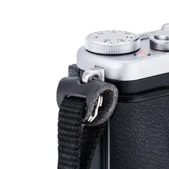 JJC NS-OA1 Camera Strap Lug Round Ring Remfeste-ring med lær beskytter