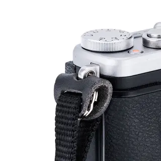 JJC NS-OA1 Camera Strap Lug Round Ring Remfeste-ring med lær beskytter