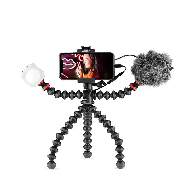 Joby Gorillapod Mobile Vlogging Kit Mobilkamera stativkit med Wavo mikrofon 