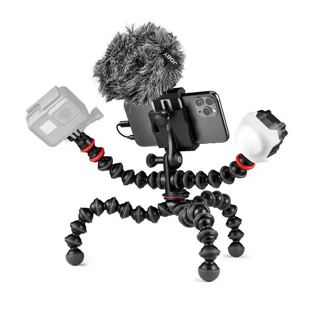 Joby Gorillapod Mobile Vlogging Kit Mobilkamera stativkit med Wavo mikrofon 