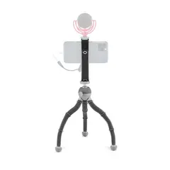 Joby PodZilla Flexible Tripod Medium Gr&#229; Bordstativ m/mobilholder. Max 1 kg