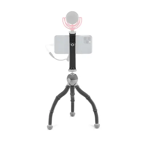 Joby PodZilla Flexible Tripod Medium Gr&#229; Bordstativ m/mobilholder. Max 1 kg