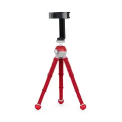 Joby PodZilla Flexible Tripod Medium R&#248;d Bordstativ m/mobilholder. Max 1 kg