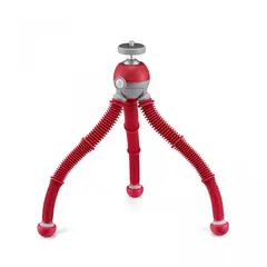 Joby PodZilla Flexible Tripod Medium R&#248;d Bordstativ m/mobilholder. Max 1 kg