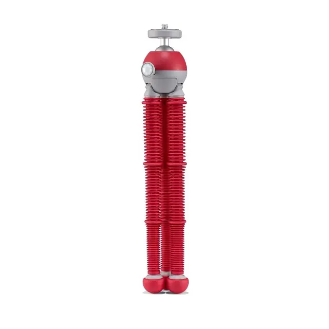 Joby PodZilla Flexible Tripod Medium Rød Bordstativ m/mobilholder. Max 1 kg 