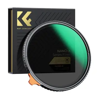 K&F Concept Variabel ND True Color 55mm ND2-ND32 Anti-Reflection/Scratch Nano-X