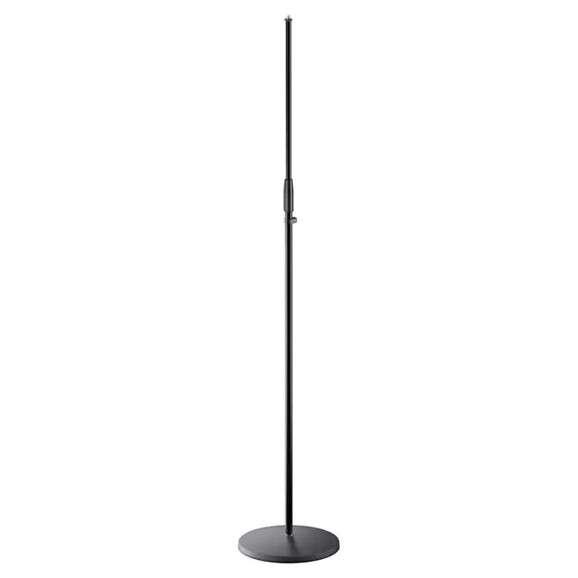 K&M Microphone Stand Round Base Mikrofon/kamerastativ. 3/8" gjenger 1,75 