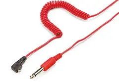 Kaiser 1409 Blitzkabel 6,3 mm jack - 10m Standard studioblitskabel. 10 meter Stor