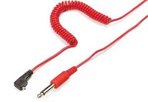 Kaiser 1409 Blitzkabel 6,3 mm jack - 10m Standard studioblitskabel. 10 meter Stor 