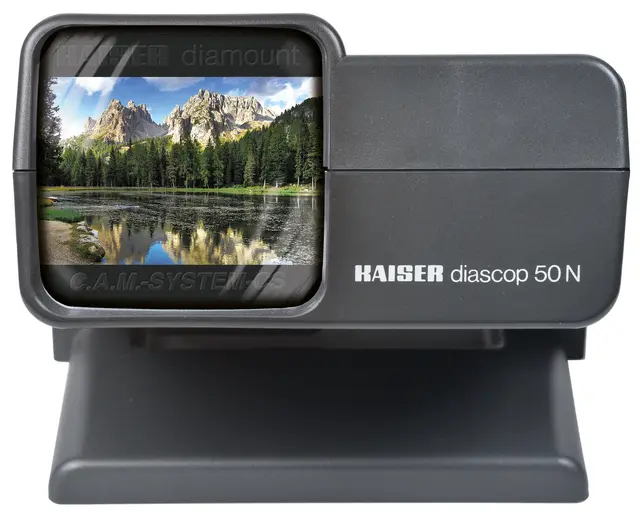 Kaiser 2015 Diascop 50 N LED, 3x Lysbilde / slides betrakter 