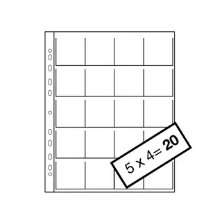 Kaiser 2580 Diaslommer 20 Dias, 5x5 klar