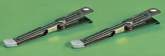 Kaiser 4067 Papirpinsetter av stål Papir pinsetter i stål med plasttupp 