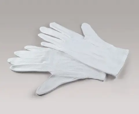 Kaiser 6367 Cotton Gloves 3 par str. L 3 par L bomullshansker for film og papir