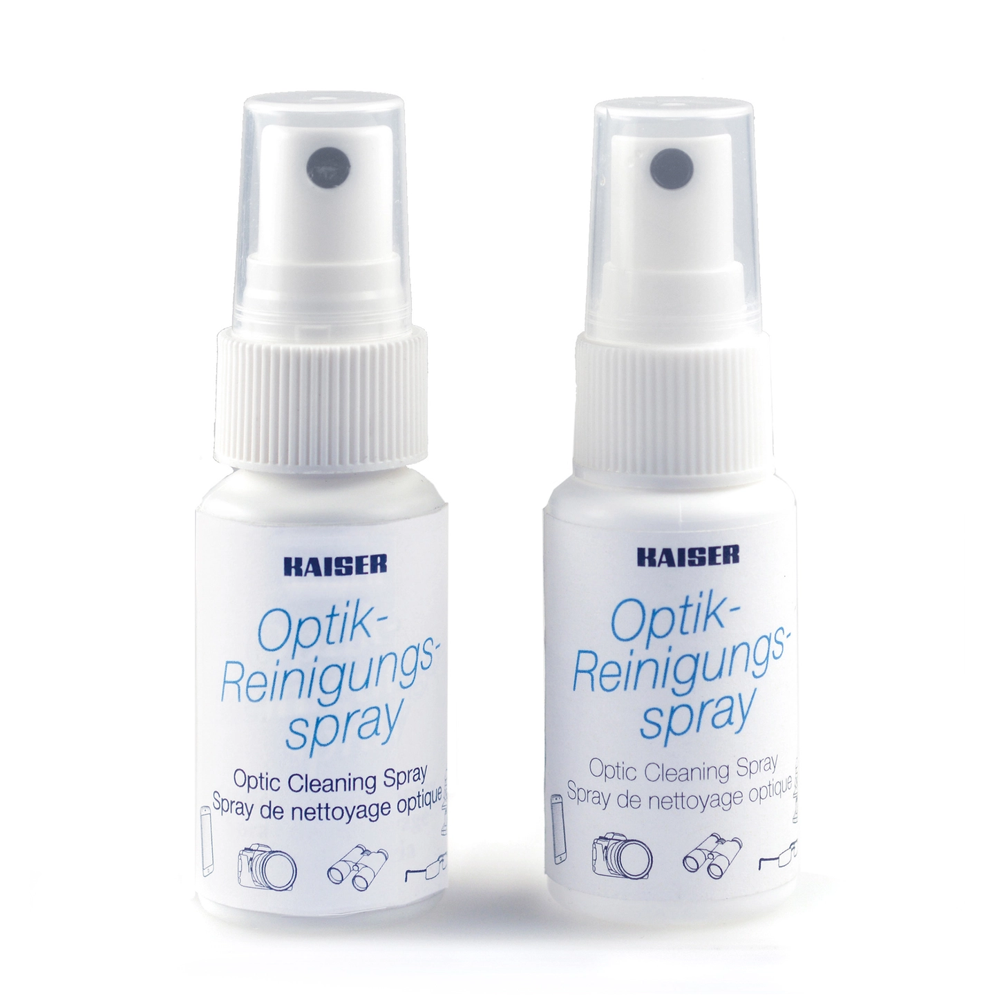 Kaiser 6698 Rensespray for optikk 2stk Rengjørings-Spray til Objektiver