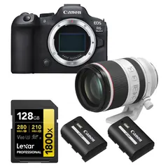 Kamerapakke 2 - Canon EOS R6 Mark II Canon RF 70-200mm, minnekort og batteri