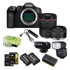 Krimpakke 3 - Canon EOS R6 Mark III Canon RF 50mm, 14-35mm + tilbeh&#248;r