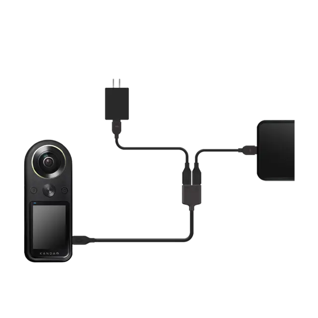 Kandao Qoocam 8K 2-i-1 USB Type C kabel 