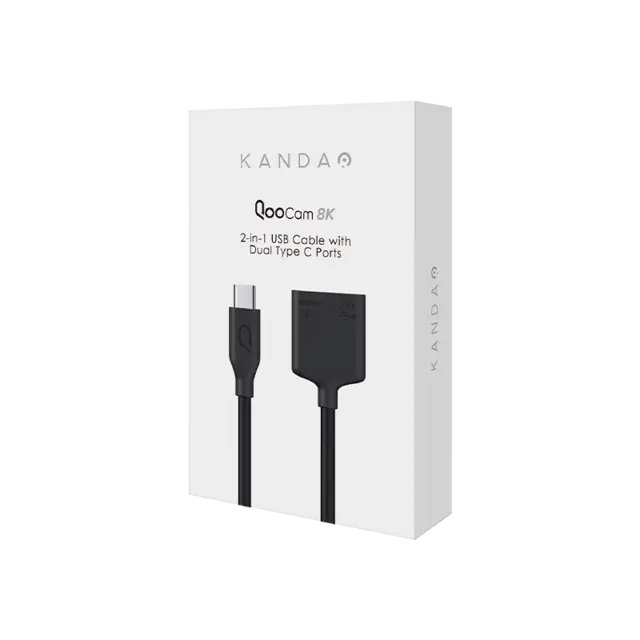Kandao Qoocam 8K 2-i-1 USB Type C kabel 