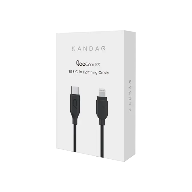 Kandao Qoocam 8K USB til Lightning kabel USB-C til Lightning kabel 