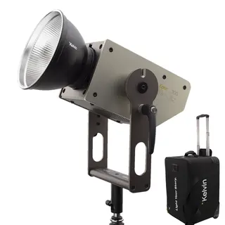 Kelvin Epos 300 Travel Kit RGBACL LED COB Studio Light V-Mount