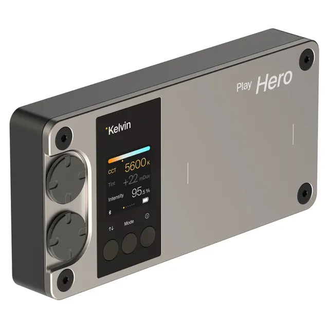 Kelvin Play Hero Kraftig RGBACL-lyspanel i lommeformat 