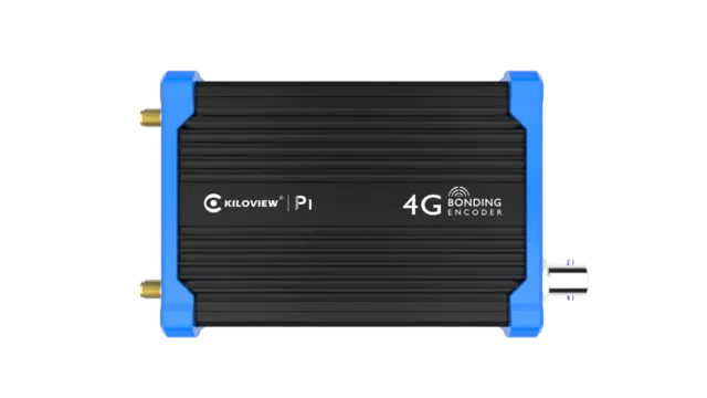 Kiloview P1 SDI 4G-LTE Bonding Encoder SDI Live Streaming enhet 