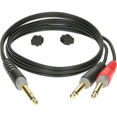 Klotz Stereo Jack - X2 Jack 1 meter Jack 6.35 mm - 2 xJack 6.35 mm