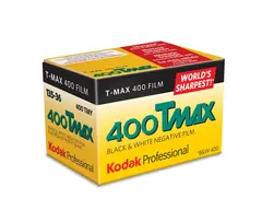 Kodak Tmax TMY 400 135/36 film 1pk. Sort/Hvit film. ISO 400 36 exp.