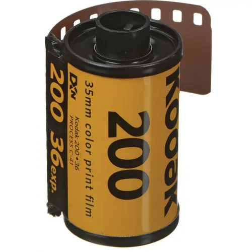 Kodak Gold 200 135/36 x3 3pk. Negativ fargefilm. ISO 200 135 film 