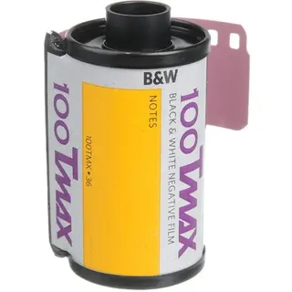 Kodak Tmax 100 135 film 1pk. Sort/Hvit negativ film. ISO 100