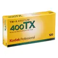 Kodak Tri-X TX 400 120x5 film 5pk. Sort/Hvit negativ film. ISO 400