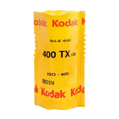Kodak Tri-X TX 400 120x5 film 5pk. Sort/Hvit negativ film. ISO 400
