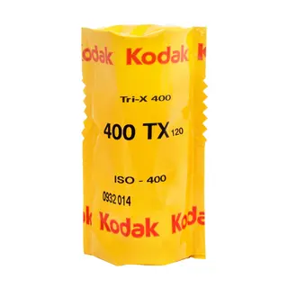 Kodak Tri-X TX 400 120x5 film 5pk. Sort/Hvit negativ film. ISO 400