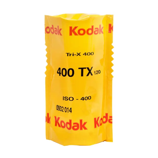 Kodak Tri-X TX 400 120x5 film 5pk. Sort/Hvit negativ film. ISO 400 