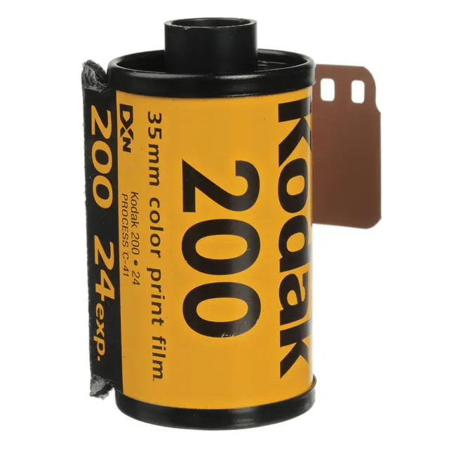Kodak Gold 200 135/24x3 3pk. Negativ fargefilm. ISO 200. 3x24exp 