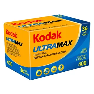 Kodak Ultra MAX 400 135-36 Negativ fargefilm. ISO 400 135 film