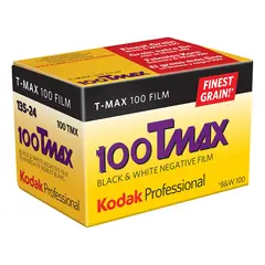 Kodak T-Max 100 135-24x1 Negativ sort/hvit. ISO 100 135 film