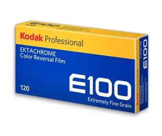 Kodak Ektachrome E100 120x5 5pk. Positiv fargefilm. ISO100 120 film