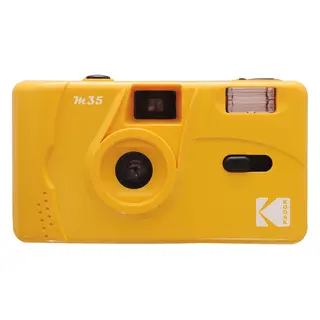 Kodak M35 Reusable Camera Yellow Gjenbrukbart filmkamera m/blits. 35mm
