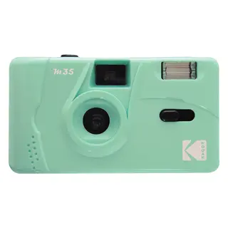 Kodak M35 Reusable Camera Green Gjenbrukbart filmkamera m/blits. 35mm
