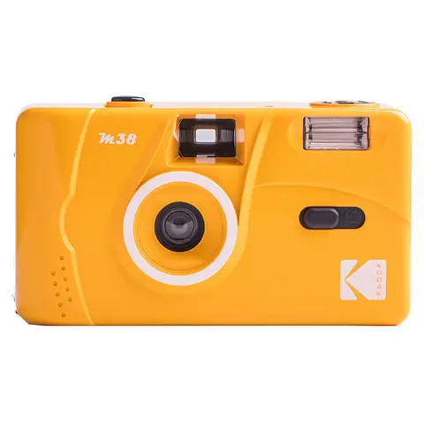 Kodak M38 Reusable Camera Yellow Gjenbrukbart filmkamera m/blits. 35mm