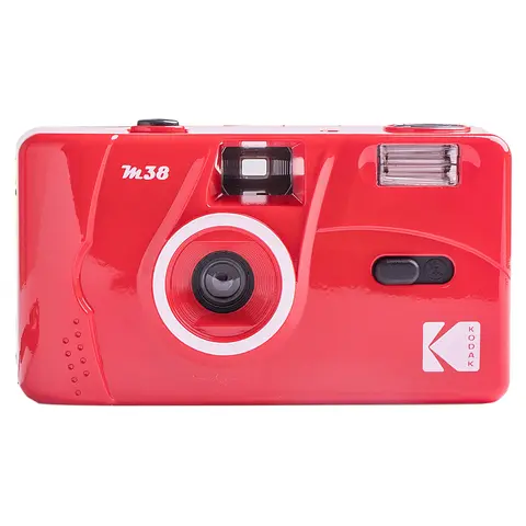 Kodak M38 Reusable Camera Flame Scarlet Gjenbrukbart filmkamera m/blits. 35mm
