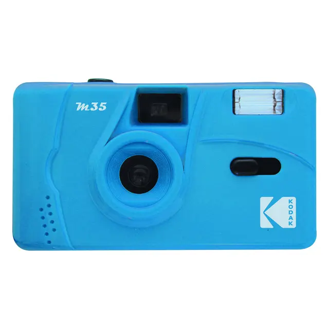 Kodak M35 Reusable Camera Blue Gjenbrukbart filmkamera m/blits. 35mm 