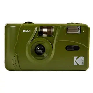 Kodak M35 Reusable Camera Olive Green Gjenbrukbart filmkamera m/blits. 35mm