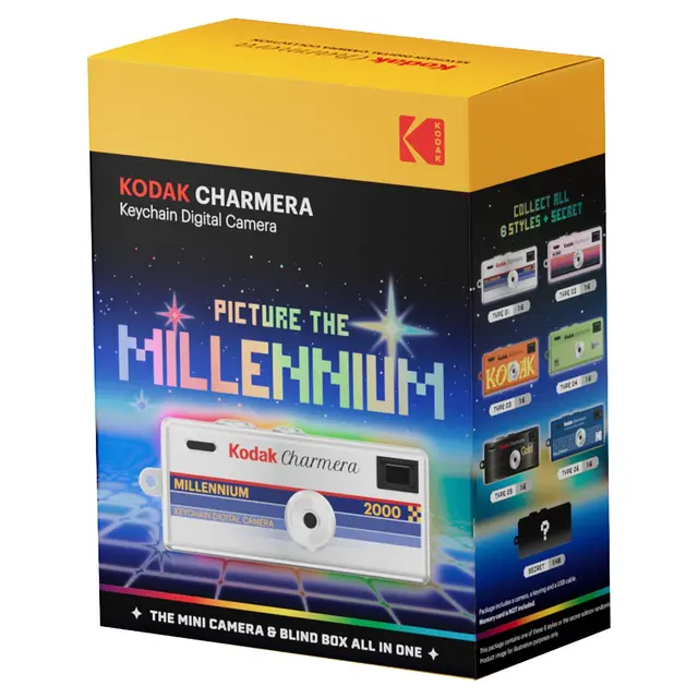 Kodak Charmera Millennium Keychain Digital Camera Blind Box 