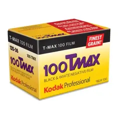 Kodak Tmax TMX 100 135/36 film 1pk. Sort/Hvit negativ film. ISO 100