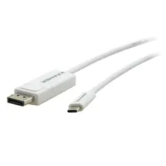 Kramer USB-C (M) Kabel &gt; DP (M) - 1,8 m 4K@60Hz HDCP2.2 Hvit