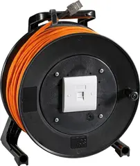 EFB Ethernet p&#229; trommel 50meter 50m Fiber kaber med RJ45 plugger