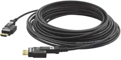 Kramer HDMI Optiske 4K Kabel 10m 10 Meter Pluggbare HDMI Sort