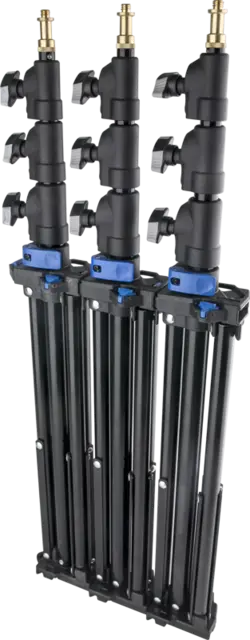 Kupo 070AC Mini Click Light Stand x3 3 Pack Lysstativ KIT. Klikk versjon 